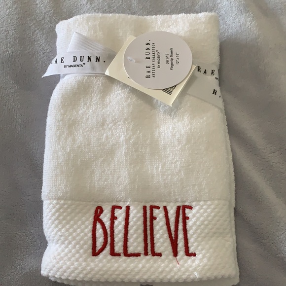Rae Dunn Other - Rae Dunn Set of 2 Rae Dunn Fingertip Towel…
